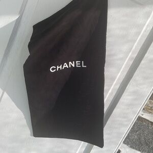 Chanel black canvas drawings dust cloth large 21/22